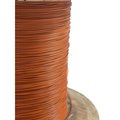 Laureola Industries 1/16" to 3/32" PVC Coated Orange Color Galvanized Cable 7x7 Strand Aircraft Cable Wire Rope, 500 ft ZAG116332-77-GPO-500